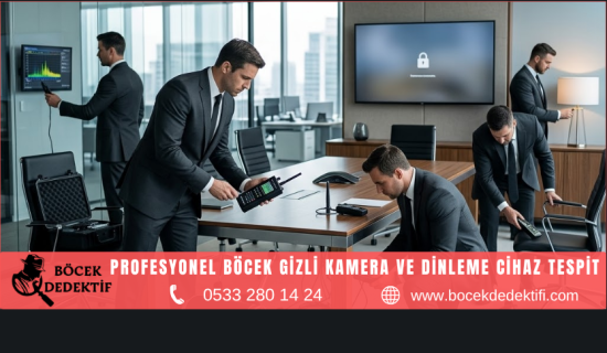 Profesyonel Böcek Gizli Kamera Ve Dinleme Cihaz Tespit